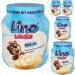 With Pufai Grocery, lino Lada milk and hazelnut, chocolate cream, 350 g x 5 pieces. pufai