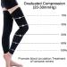 Thigh High Medical Compression Stockings for Men & Women - Footless 20-30 mmHg Support Hose for Varicose Veins & Swelling - Large Black - Buy Online on GoSupps.com