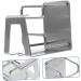 Zerodeko 5-Piece Steel Cup Stand Organizer - Shower-Mounted Toothbrush & Nail-Free Cabinet Holder - Dorm Bathroom Storage Solution (8.3x7.2x5.5cm) - Buy Online on GoSupps.com