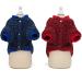 Shop Tineer Winter Lamb Kashmir Coat for Small & Medium Dogs - Warm Fleece Jacket in Red - Buy Online on GoSupps.com