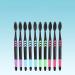 Suicra - 10 Pack Soft Charcoal Adult Toothbrushes for Ultimate Oral Hygiene | Manual Cleaning & Care - Buy Online on GoSupps.com
