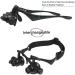 Magnifying 10X 15X 20X 25X Double Eye Glasses Loupe Head Wearing Magnifying Glasses Headset with LED Light for Watch Repair Jeweler Made in China - Buy Online on GoSupps.com