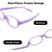 Enzodate Young Glasses Frame with Strap - Size 50/16 Bendable & Screw-Free Flexible Optical Glasses for Kids - Buy Online on GoSupps.com