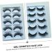 Beavorty False Eyelash 5 Pairs es false lashes fake makeup lashes self adhesive eyelashes natural look 3d false eyelashes lashes artificial eyelashes magnetic girl fiber - Buy Online on GoSupps.com