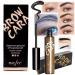 Tattoo Gel Eyebrow Peel Off  Eyebrow Gel  Eyebrow Tattoo Peel Off  Waterproof Eyebrow Kit with Eyebrow Stencils  Last Up to 3-7 Days  Waterproof  Transfer-proof  For Fuller & Defined Looking Brows. Redefine your eyebrows...