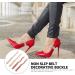 Milist Shoebander: Reusable Anti-Slip Adjustable Shoe Strap Decoration Holder - Beige & Pink for High Heels & Flats - Buy Online on GoSupps.com