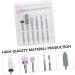Beavorty 1 Set grinding head steel manicure drill bits nail art drill kit nail polishing tool nail drill bits nail drill kit acrylic to rotate Tungsten steel pedicure file round head - Buy Online on GoSupps.com