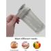 Yayoung 500ml Leakproof Protein Shaker Bottle - BPA Free Fitness Mixer with Sieve & Scale for Smooth Whey Protein Shakes (Gray & White 2 Pack) - Buy Online on GoSupps.com