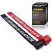POWER GUIDANCE Muscle Floss Bands - Compression Bands - Mobility & Recovery Bands - for Improving Movement Increasing Circulation & Reducing Soreness Black and Red Combo