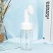 Portable Mousse Foaming Empty Bottle Refillable Travel Dispenser Container for Home Gift(100ML brush head white and transparent) - Buy Online on GoSupps.com