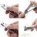 UNbit Nail Clipper Stainless Steel Nail Clippers Anti Splash Finger Nail Cutter Manicure Tools Bionics Design Nail Trimmer Scissors Pedicure Tool - Buy Online on GoSupps.com