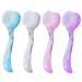 NATUCE 4PCS 13CM Colorful Nail Brush Round Head Nail Hand Scrubbing Cleaning Brush Fingernail Brush Handle Nail Brush Hand Scrubbing Cleaning Brush Nail Brushes Hand Wash Brushes