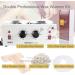 Double Wax Warmer Professional | Electric Hair Removal Heater | Adjustable Temperature | SPA Equipment with 140 Wooden Sticks - Buy Online on GoSupps.com