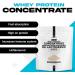 Canadian Protein Whey Concentrate 24g of Protein | 2 kg of Unflavoured & Unsweetened Low Carb Keto Friendly Workout Recovery Drink | Protein Powder Rich in BCAA Amino Acids - Buy Online on GoSupps.com