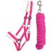 ARBO-INOX Halter Set Starter with faux fur halter and lead rope (pony fuchsia) Pony Fuchsia