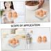 Fridge Egg Container 2pcs Box 4 Grid Egg Storage Box Plastic Pallet Empty Egg Carton re-usable - Buy Online on GoSupps.com