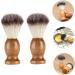 Magiclulu 2-St Razor Brush & Accessories for Men's Shaving Beard Care & Grooming | Premium Dust Collector & Makeup Brushes - Buy Online on GoSupps.com