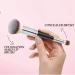 Dual-Ended Black-Handle Makeup Brush for Flawless Foundation & Concealer | Liquid & Cream Blending Tool - Buy Online on GoSupps.com