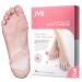 Foot Peel Mask 3 Pack JVR Lactic Acid Foot Mask Foot Exfoliating Socks Foot Care for Callus Remove Repair Cracked Heel & Dead Dry & Hard Skin Baby Soft Smooth Touch Feet (Rose)