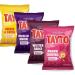 Tayto 4 Packs Assorted Crisp Cheese and Onion Pickled Onion Whuster Sauce Prawn Cocktail (4 x 65g) - Buy Online on GoSupps.com