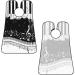 Music Notes Keyboard Beard Bib - Non Stick Grooming Cape for Men | Perfect for Shaving & Trimming | Unique Gifts & Accessories - Buy Online on GoSupps.com