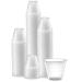Care Plus (100 Count 1oz) Disposable Medicine Cups with Embossed Measurements Marking , for liquid and dry medication