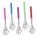 Garvalon 5 pieces of tickling scratch massage devices Portable scratching tool Back tools scratch -clay back scratch for stainless steel back scratch Useful scratching bodies