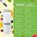 Intick Sugar-Free Instant Drink - Pear Flavor | Vegan Low-Calorie Vitamin C | 1 Pack (12 x 0.5-1L) - Refreshing Instant Beverage Powder - Buy Online on GoSupps.com