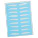NOLITOY 8 Pairs Tool Card Eyebrow Practice Skin Eyebrow Shaping Stencils Material Eyebrow Trimming