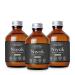 NIYOK oral pulling oil made of organic coconut oil "peppermint" (3x200ml) Mundsinet with essential oils Bio coconut oil pull cure for caries tartar & bad breath vegan tooth oil for oil pulling peppermint 200 ml (3 -pack)