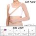 vepoty Postmastectomy sleeve antiswelling high elasticity arm support to prevent arm lymphedema left hand Left - Buy Online on GoSupps.com