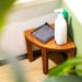 Teak Shower Foot Rest/Stool/Bench - Ideal for Small Shower Spaces - Buy Online on GoSupps.com