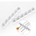 Nail Holder - 5-Grids Acrylic Brush Holder Stand - Clear Organizer Holder for Drawing Pens Manicure Nail Carving Pencils Pochy - Buy Online on GoSupps.com
