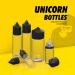 Chubby Gorilla Liquid Bottles 75ml Set - V3 Unicorn Dripping & Pipette Bottles - Child-Proof & Outlet-Safe - Black 75ml Bottles for Oils & Liquids - Buy Online on GoSupps.com