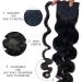 Ponytail Extension Around Drawstring Head Wear Hairpiece for Women Body Wave Ponytail Human Hair Clips in Brazilian Human Remy Hair Extension Wrap Ponytail Hair Extension(Natural Black 26inches) 26inches Natural Black - Buy Online on GoSupps.com