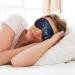 Galaxy Dragonfly Print Unisex Sleep Mask - Double-Sided Eye Mask for Sound Sleep & Skin Care - Buy Online on GoSupps.com