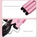 3 Barrel Curling Iron - Fast Heating Ceramic Hair Crimper & Waver Portable Adjustable Temperature Hair Curling Tool for Perfect Waves - Buy Online on GoSupps.com