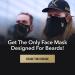 Beard Defender Face Mask - Adjustable Beard Mask for Men with Filters | Beard Covers by Beard Struggle (Black - Buy Online on GoSupps.com