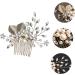 Angoily Beaded Hair Comb Flower Girl Hair Accessories Crystal Headpiece Wedding Hair Clip Flower Girl Headpiece Bridal Hair Hoop Hair Pin Tiara Wedding Hairpin Rhinestones Leaf Girl Child - Buy Online on GoSupps.com