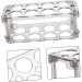 LIFKICH Food Tray Box Egg Carton Eggs Fridge Egg Portable Refrigerator Egg Rack Plastic Egg Holder Household re-usable Black 22.3X10.1X8.9CM - Buy Online on GoSupps.com