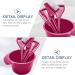 Lurrose 1 Set hairdressing tool tint color mixing bowl hair colorist tool kit Salon Hair Dyeing Kit hair color bowl hair coloring bowl DIY hair dye coloring kit household Toolkit abs - Buy Online on GoSupps.com