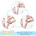 Norhogo 7-Piece Acupressure Ring Set | Finger & Wrist Massage Rings for Stress Relief & Improved Blood Flow - Buy Online on GoSupps.com