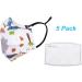 5 Pieces Kids' Anti Pollution Mouth Covers Cartoon Cotton Half Face Mouth Children Reusable Washable Facial Decoration with Breathable Filters Mouth Cover Couple Seamless Outdoor Riding - Buy Online on GoSupps.com