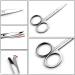 Craft Scissors Stainless Steel Curved Tip Thin Blade Cuticle Scissors Nail Clippers Trimmer Dead Skin Remover Manicure Tools Eyebrow Toos Scissors - Buy Online on GoSupps.com