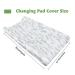 Soft Breathable Diaper Changing Pad Cover | Jersey Knit Sheets for Boys and Girls | Green Leaf Print - Buy Online on GoSupps.com