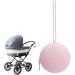 Voiakiu Baby Pacifier Holder Case - Portable Silicone Paci Pouch with Zipper for Diaper Bags & Travel - Stroller Accessory in Pink - Buy Online on GoSupps.com