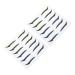 POPETPOP 12 Pairs Glitter Eyeliner Makeup Eyeshadow Eyelid Strips Instant Eyeliner Tape Strips Green Tape Invisible Eyelid Tapes Double Eyelid Tapes Miss Adhesive Tape Flash Sticker