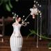 Houchu Chinese Hair Sticks - Traditional Classical Handmade Hair Jewelry with Tassel, Flower, Crystal, and Pearl Accents - Buy Online on GoSupps.com