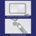 Magnifying Glass with Light 4X Folding Handheld Magnifier for Reading Large Rectangle Rechargeable Reading Magnifier for Macular Degeneration Seniors Reading Close Work - Buy Online on GoSupps.com