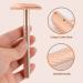 Single Blade Safety Razor - Premium Metal Razor for Men & Women | 10 Stainless Steel Double Edge Blades (Gold) - Best Shaving Experience - Buy Online on GoSupps.com